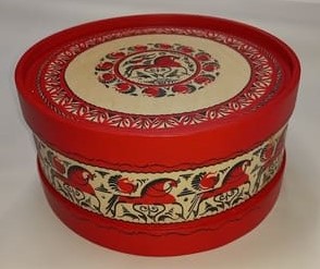 С 267 НХП. Короб. Мезенская роспись