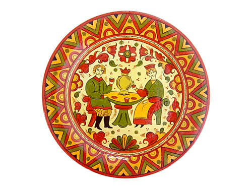 С 985 НХП. Тарелка. Чаепитие