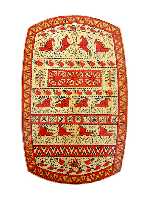 С 1014 НХП. Доска. Мезенская роспись